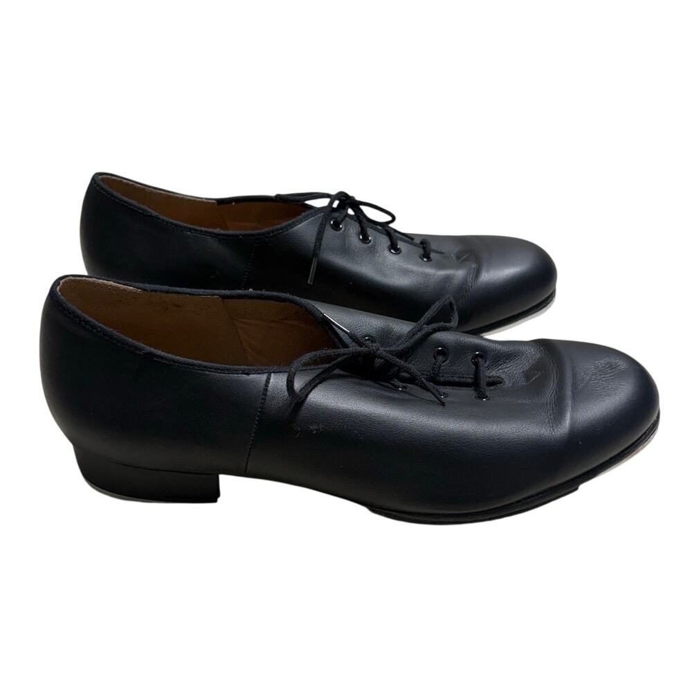 Bloch Jazz Oxford Character Tap Shoes Men's Size 11 Black Leather Lace Up